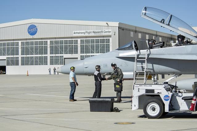 NASA Armstrong Receives First of Three F/A-18Bs