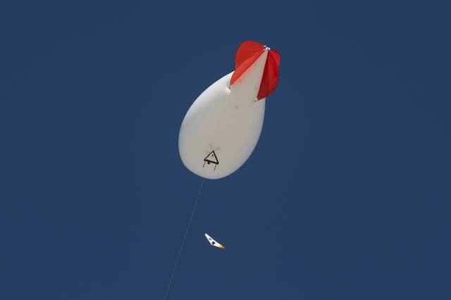 NASA image: Latest Mars Aircraft Prototype Flies