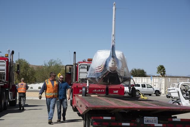 NASA image: X-57 Mod II Vehicle Delivered to NASA Armstrong