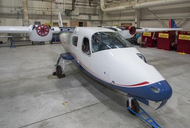 NASA image: X-57 Mod II Reassembly Begins at NASA Armstrong 
