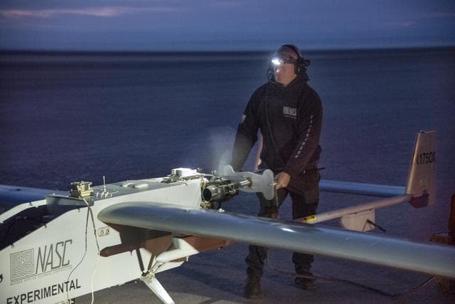 NASA image: The TigerShark Unmanned Aircraft