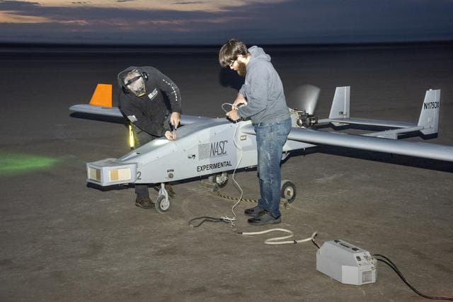 NASA image: The TigerShark Unmanned Aircraft