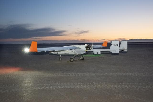 NASA image: The TigerShark Unmanned Aircraft