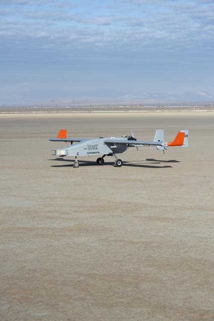 NASA image: The TigerShark on the Lakebed