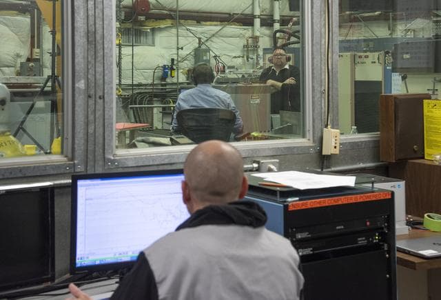 NASA image: X-57 Cruise Motor Controller Undergoes Vibration Testing