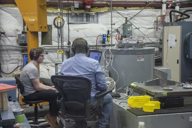 NASA image: X-57 Cruise Motor Controller Undergoes Vibration Testing