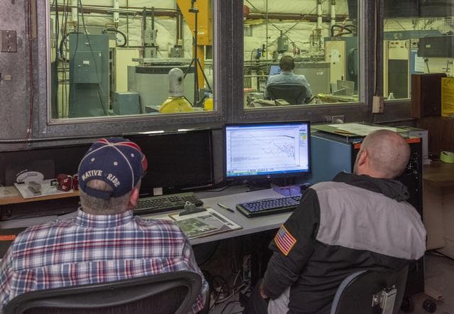 NASA image: X-57 Cruise Motor Controller Undergoes Vibration Testing