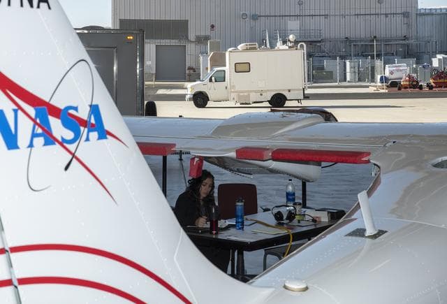 NASA image: X-57 Undergoes Initial Telemetry Testing