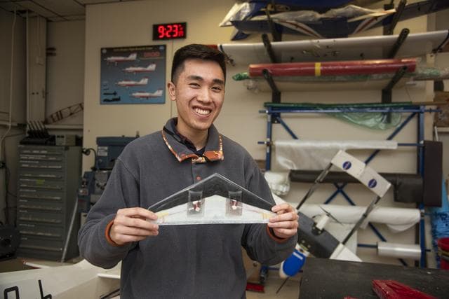 NASA image: Sam Maximizes Mars Airplane Internship