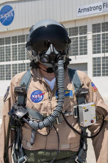NASA image: Pilot Breathing Assessment Program Prototype JPL Mask with U.S. Air Force ConfigurationÂ 
