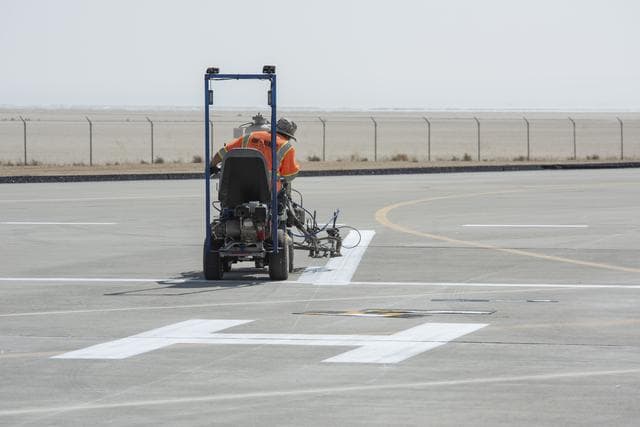 NASA image: Vertiports and Helipads Painted at NASA Armstrong