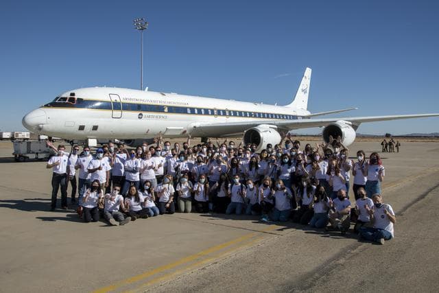 NASA image: NASA DC-8 SARP 2020-21