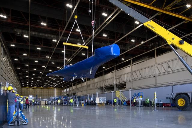 NASA image: X-59 Arrives Back in California After Critical Ground Tests