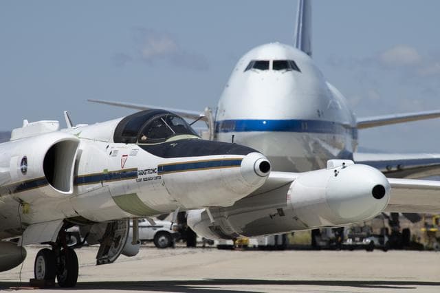 NASA image: NASA's ER-2 and SOFIA