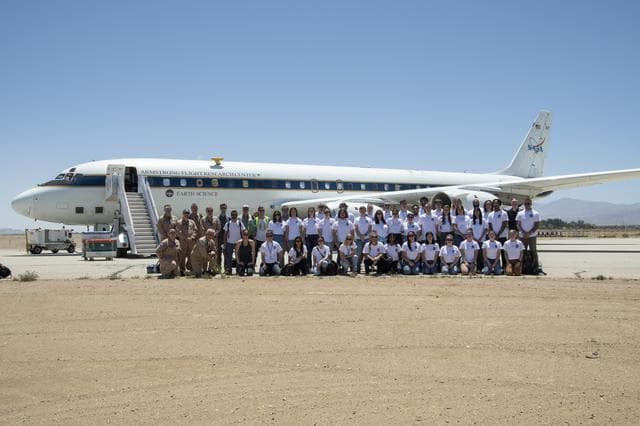 NASA image: NASA Flies Students on DC-8 to Study Air Quality