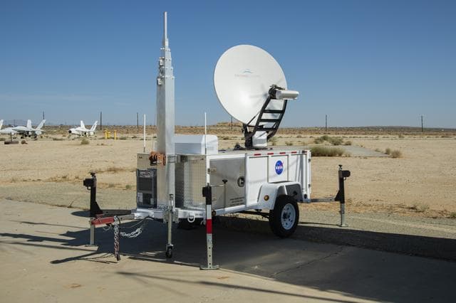 NASA image: Advanced Air Mobility National Campaign Upgrades Mobile Operations Facility with Decals and Modifications