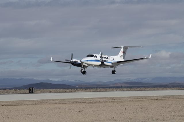 NASA image: NASA’s B200 King Air Supports SoOpSAR Campaign
