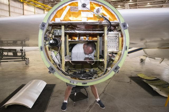 NASA image: ALOFT instrument upload