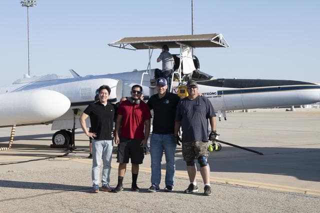 NASA image: NASA’s ER-2 aircraft deploys for ALOFT mission