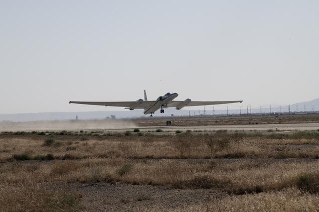 NASA image: NASA’s ER-2 aircraft deploys for ALOFT mission
