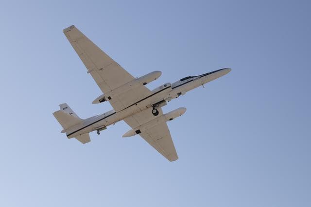 NASA image: NASA’s ER-2 aircraft deploys for ALOFT mission