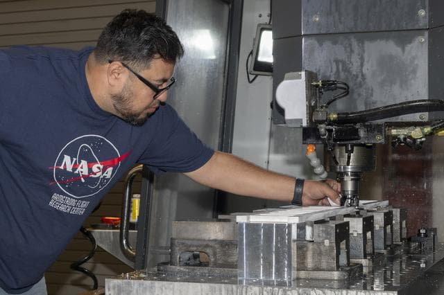 NASA image: NASA Armstrong Builds Model Wing