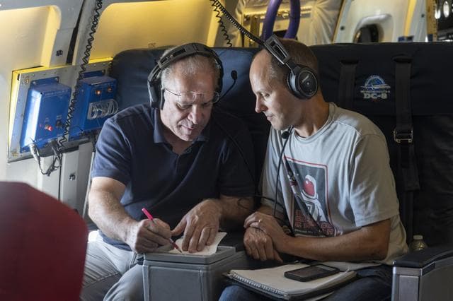 NASA image: NASA’s DC-8 aircraft tracks fuel in ecoDemonstrator 2023 project with Boeing, partners