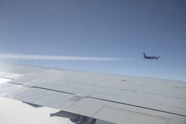 NASA image: NASA’s DC-8 aircraft tracks fuel in ecoDemonstrator 2023 project with Boeing, partners