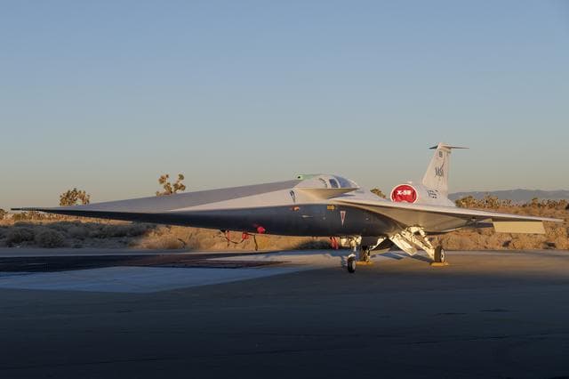 NASA image: NASA’s X-59 Sits on Ramp 