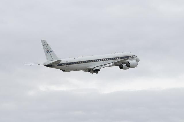 NASA image: NASA’s DC-8 Aircraft is Prepared for an International Air Quality Research Mission