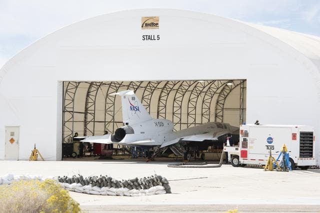 NASA image: X-59 Performs First Engine Run