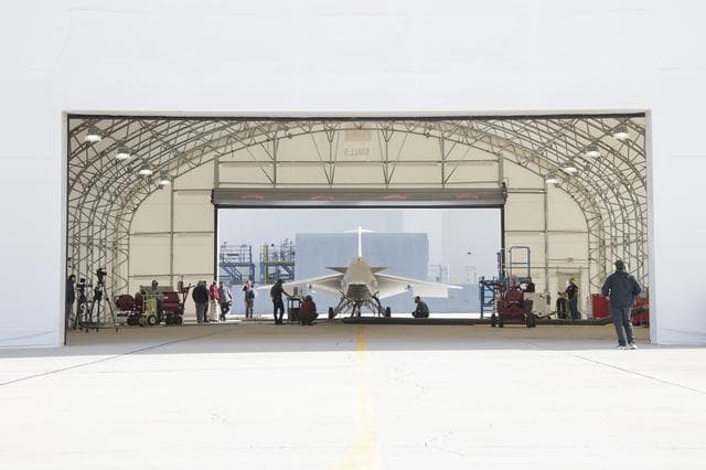 NASA image: X-59 Prepares for First Engine Run