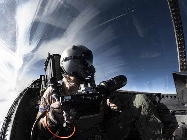 NASA image: NASA Photographer Uses Schlieren Photography System