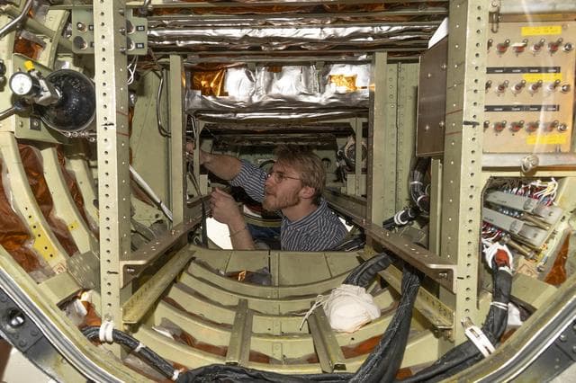 NASA image: Engineers prepare the ER-2 for airborne science mission, GLOVE