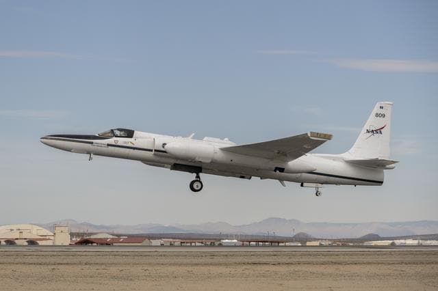 NASA image: Pilot takes flight in the ER-2 for airborne science mission, GLOVE