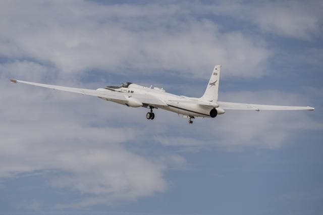 NASA image: Pilot takes flight in the ER-2 for airborne science mission, GLOVE