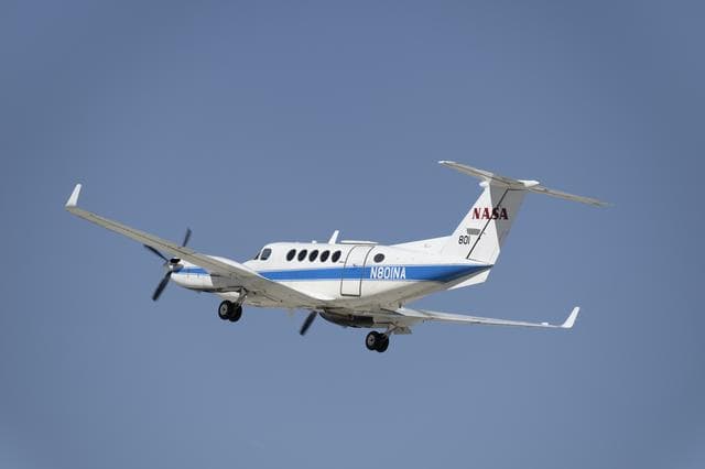 NASA image: NASA’s B200 Takes Flight for Wildfire Mission