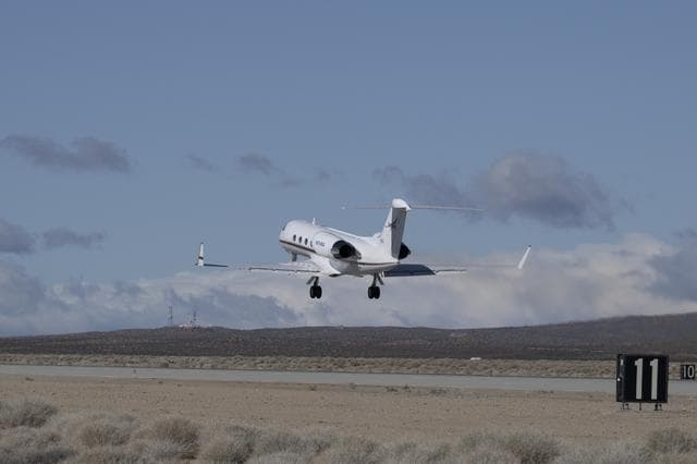 NASA image: Headline: G-IV Takes Flight