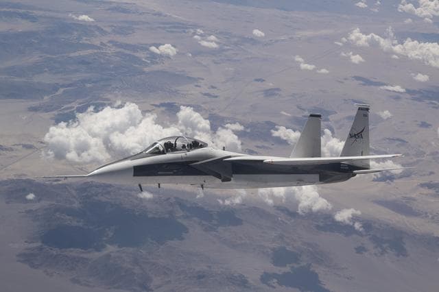NASA image: NASA’s F-15D Tests New Shock-Sensing Probe