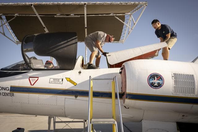 NASA image: NASA ER-2 Flies Geological Mapping Mission