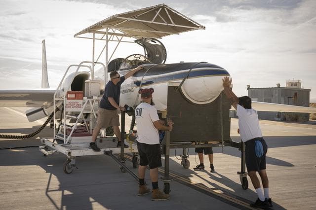 NASA image: NASA ER-2 Flies Geological Mapping Mission