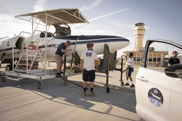 NASA image: NASA ER-2 Flies Geological Mapping Mission