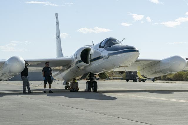 NASA image: NASA ER-2 Flies Geological Mapping Mission