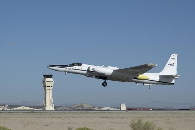 NASA image: NASA ER-2 Flies Geological Mapping Mission