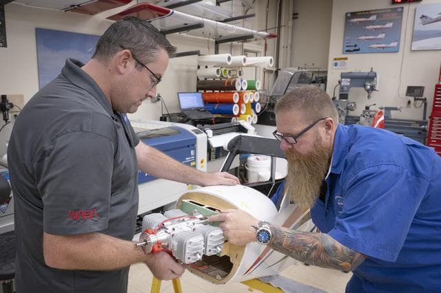 NASA image: NASA Builds Replacement Subscale Research Aircraft