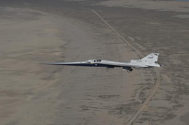 NASA image: NASA’s X-59 Flies for the First Time