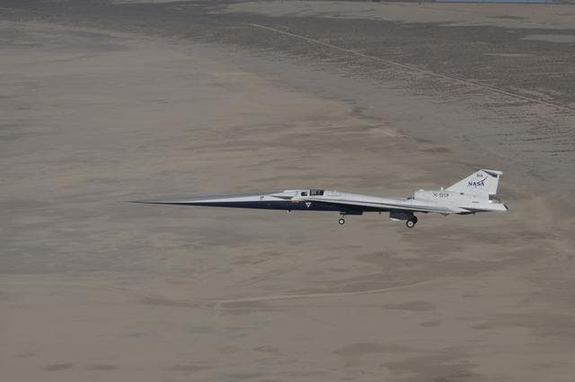 NASA image: NASA’s X-59 Flies for the First Time