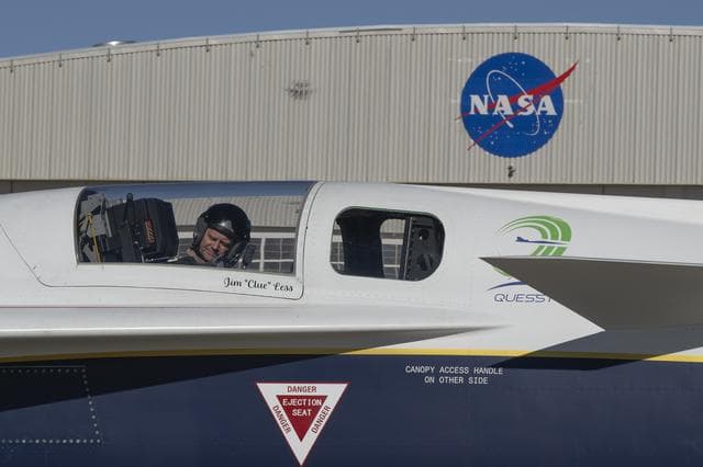 NASA image: X-59 Taxis to NASA’s Armstrong Flight Research Center