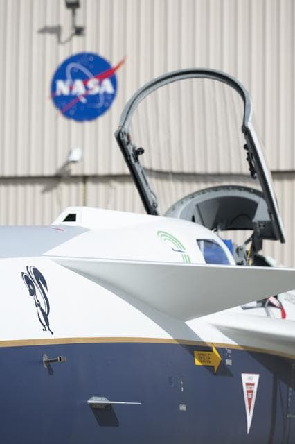 NASA image: NASA’s X-59 Arrives at New Base of Flight Operations