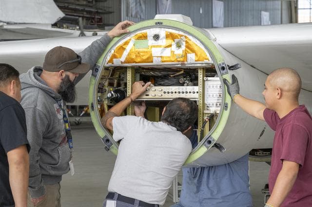 NASA image: NASA ER-2 Maintenance Staff Keeps Aircraft Mission Ready